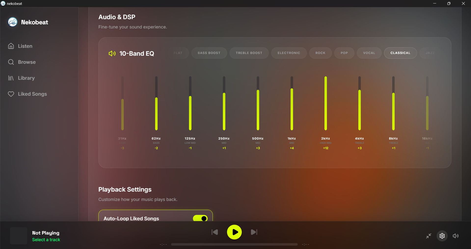 NekoBeat 10-Band DSP Equalizer